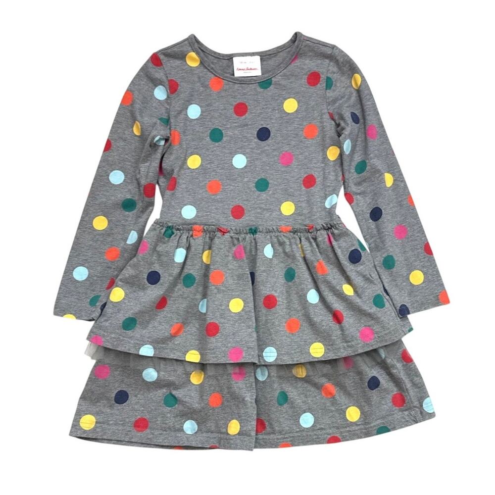 Hanna Andersson Polka Dot Tiered Tulle Dress